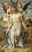 Andrea Mantegna Christus als Schmerzensmann oil on canvas